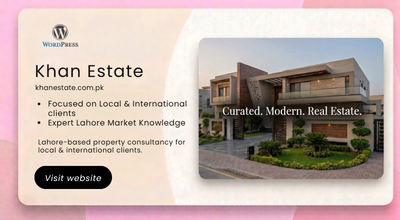 Khan Estate — Real Estate WordPress Website Lahore
