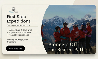 First Step Expeditions — Adventure Travel WordPress Website