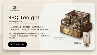 BBQ Tonight — Pakistani Restaurant WordPress Website